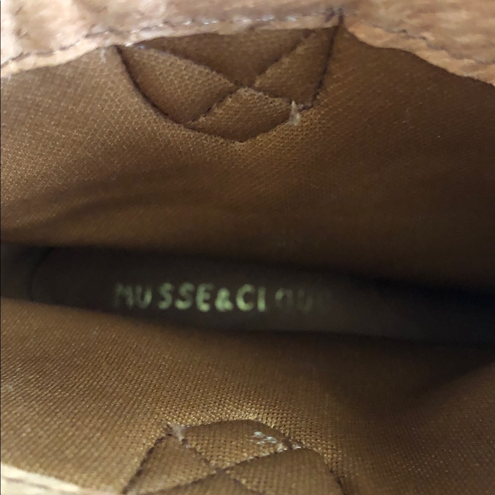 Women's musse & cloud western Brown Leather Western Ankle Boots - Picture 5 of 9